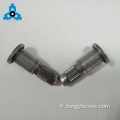 Carbone en acier plat rivet noix OEM